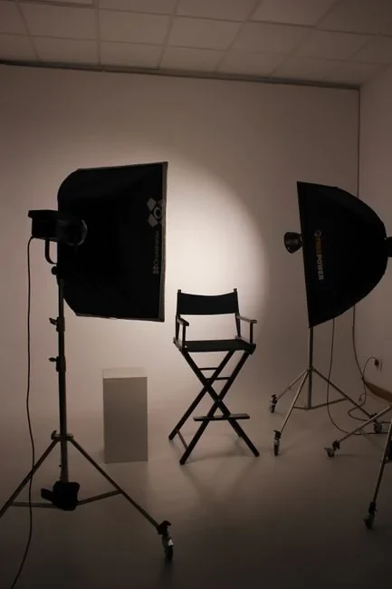 Espace studio pour une séance photo ou une production vidéo