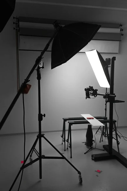Espace studio pour une séance photo ou une production vidéo