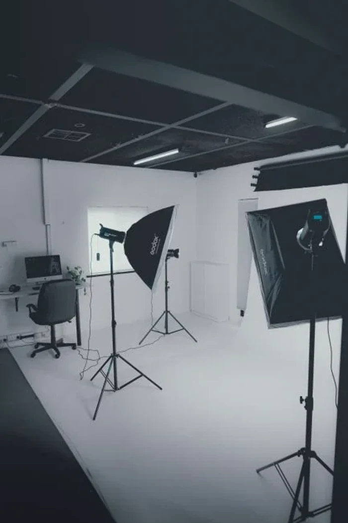 Espace studio pour une séance photo ou une production vidéo